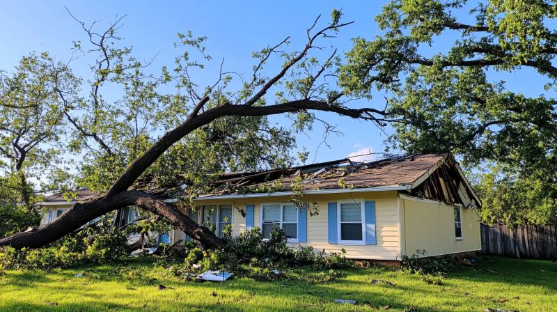 Storm Damage Tree Down